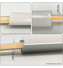 Fita LED COB 24V | 480 LED/m | 30m | FLIP CHIP | 1200Lm |12W/M | CRI90 | IP20