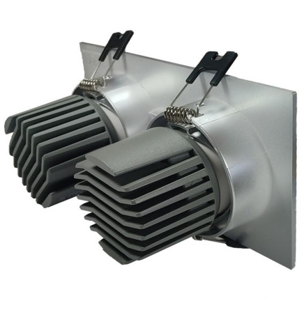 Downlight LED 30W - Direccionable  - BLANCO Doble - CRI+92 - UGR13