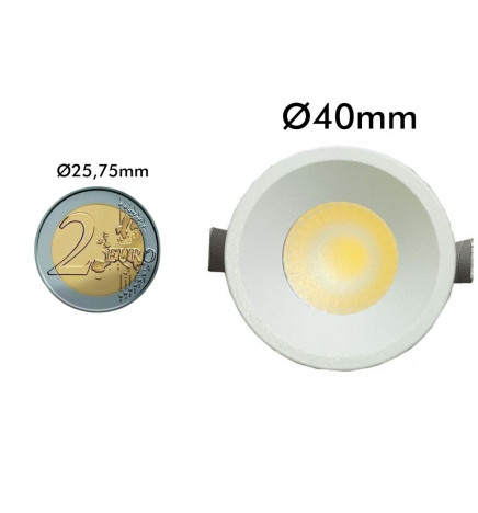 LED Downlight 5W - Hvit - Bridgelux Chip - UGR13