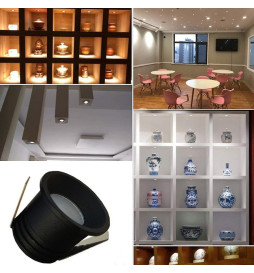 Downlight  LED 5W - Noir -  Bridgelux Chip -  UGR13