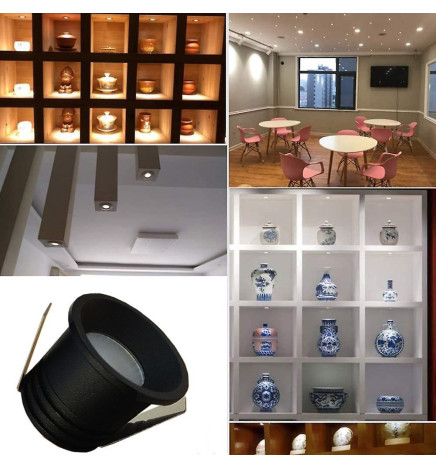 Downlight  LED 5W - Noir -  Bridgelux Chip -  UGR13