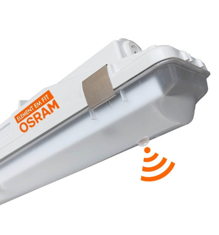 Vanntett integrert LED Armatur - PIR BEVEGELSESSENSOR-  44W-38W-32W-25W -  OSRAM Driver - 150cm