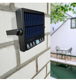 Faretto solare a LED orientabile - 5W - Sensore di movimento - 4000K