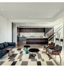 LED Downlight 45W - Justerbar -  SVART - Tredobbelt - CRI+92 - UGR13