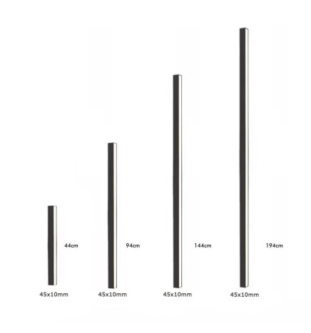 Wall Light Linear LED - WASHINGTON GRAY - 0.44m - 0.94m - 1.44m - 1.94m - IP54