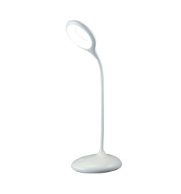LED skrivbordslampa - 9W - ALESUND - Vit flexo - CCT - Litiumbatteri - Dimbar
