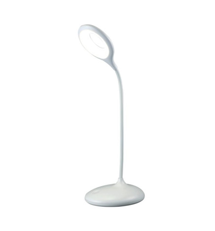 LED desk lamp - 9W - ALESUND - White Flexo - CCT- Lithium Battery - Dimmable
