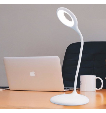 LED desk lamp - 9W - ALESUND - White Flexo - CCT- Lithium Battery - Dimmable