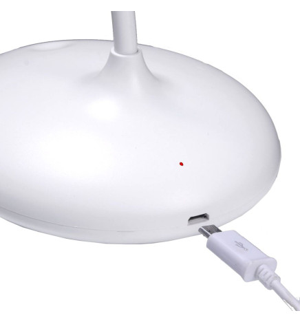 LED desk lamp - 9W - ALESUND - White Flexo - CCT- Lithium Battery - Dimmable