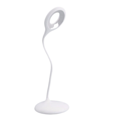 Lâmpada de mesa LED - 9W - ALESUND - Flexo Branco - CCT - Bateria de Lítio - Dimmable