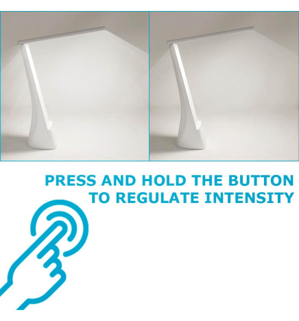 LED desk lamp - 9W - ALESUND - White Flexo - CCT