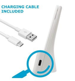 Lampe de bureau LED - 9W - ALESUND - Flexible Blanc - CCT