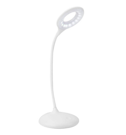 Lampada Scrivania LED - 9W - ALESUND - Flessibile bianco - CCT -  Batteria Litio - Dimmerabile
