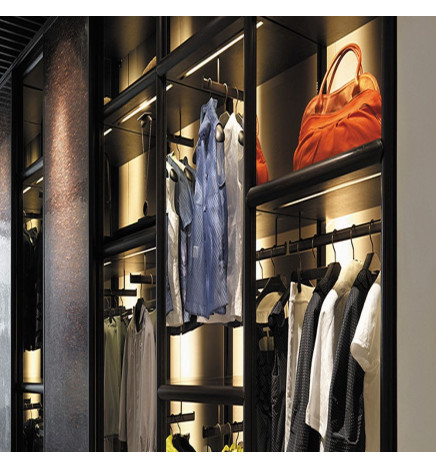 Lineare LED - Deckenaufbauleuchte - NEW YORK SILBER - 0,5 m - 1 m - 1,5 m - 2 m - IP54