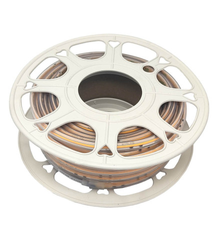 Tira LED COB 220V | 448 LED/m | 20m | FLIP CHIP | 1200Lm/M |14W/M | CRI+82 | IP67