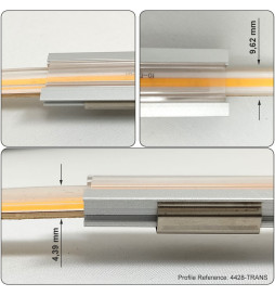 Striscia LED COB 220V | 320 LED/m | 20m | FLIP CHIP | 1200Lm | 12W/M | CRI92 | IP67  |  Tagliare ogni 25cm