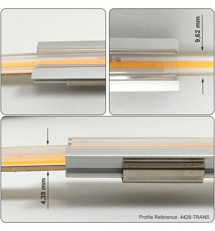 LED-strip COB 220V | 320 LED/m | 20m | FLIP CHIP | 1200Lm | 12W/M | CRI92 | IP67  | Skär var 25cm