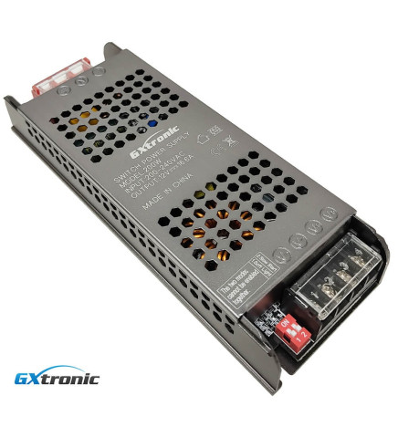Fuente Alimentación 12V 200W 1,7A Aluminio IP20 - GXTronic