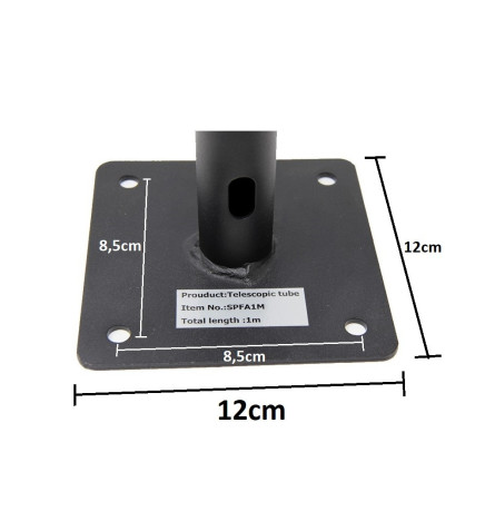 Støtte for LED-flomlys 50 cm til 100 cm