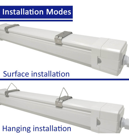 Plafoniera CCT LED Stagna 20W  - SAMSUNG chip - 3CCT - 60cm