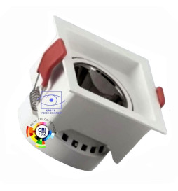 LED Downlight 12W Fyrkant Vit - Bridgelux Chip - UGR11- CCT- CRI+92