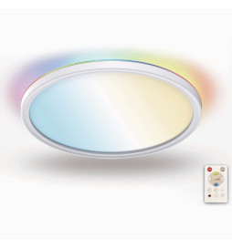 LED Ceiling Light 18W RGB+CCT - Control Remoto - Chip Lumileds