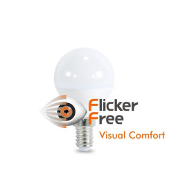 6W E14 G45 220º LED-lampa - OSRAM Chip