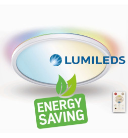 LED Deckenrunde Oberfläche 18W RGB+CCT - Control Remoto - Chip Lumileds