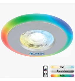 Downlight LED 6W RGB+CCT - Control Remoto - Chip Lumileds