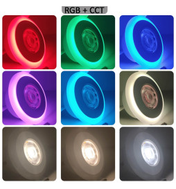 Downlight LED 6W RGB+CCT - Control Remoto - Chip Lumileds