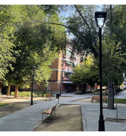 LED-Straßenlaterne - VILLA ELITE - Aluminium 65W GxTronic / Programmierbar Philips / Dimmbar Moso