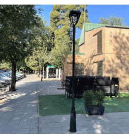 LED-Straßenlaterne - VILLA ELITE - Aluminium 65W GxTronic / Programmierbar Philips / Dimmbar Moso