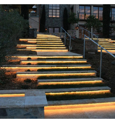 Kit - Solar-LED-Streifen - Für den Außenbereich - 5 Meter - 3000K - IP65