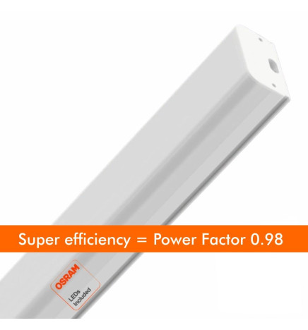 LED-batten - KUNSTNERISK - 40W- OSRAM CHIP - Eksklusive og tilpasselige lofter - 120cm