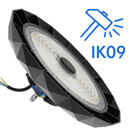 Campana LED UFO BÉLGICA 200W-150W -100W SOSEN Driver - Dimable 1-10V - 170lm/w - IP65