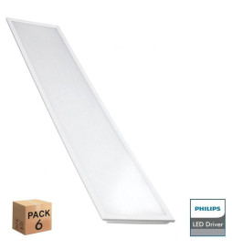 PACK 6 Panel LED 120x30  40W Philips Driver