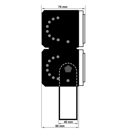 Projetor LED 100W MAGNUM AIR  186Lm/W 25º