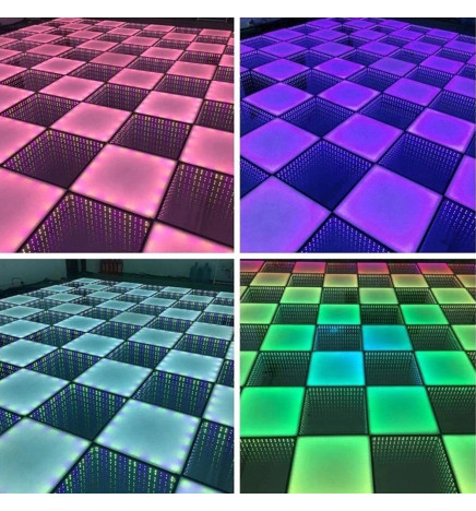 Kommersielt Gulv - 3D Effekt - InfinityLED DEEP - RGB - 1 m2