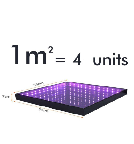Pavimento Commerciale - Effetto 3D - InfinityLED DEEP - RGB - 1 m2