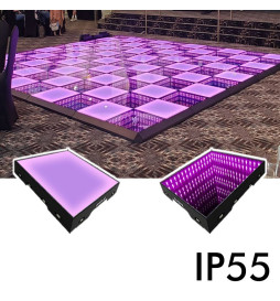 Kommersiellt Golv - 3D Effekt - InfinityLED DEEP - RGB - 1 m2