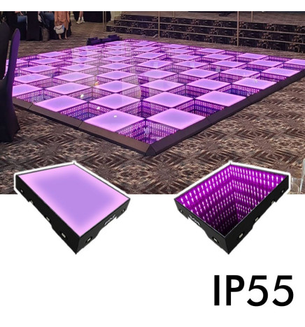 Kommersiellt Golv - 3D Effekt - InfinityLED DEEP - RGB - 1 m2