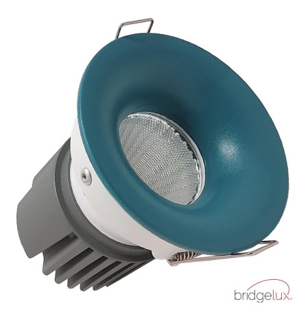 LED Downlight -15W -  BLÅ - CIRKELFORMAD - MOLN - CRI+92 - UGR13