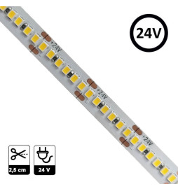 LED-Strip 24V | 240xLED/m | 5m | SMD2835 | ******Lm | 20W/M | IP20