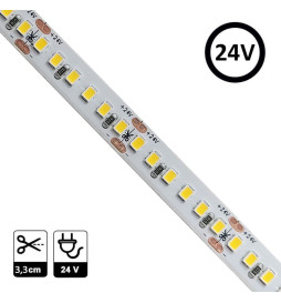 LED-Nauha 24V | 180xLED/m | 5m | SMD2835 | 1100Lm | 16W/M | IP20