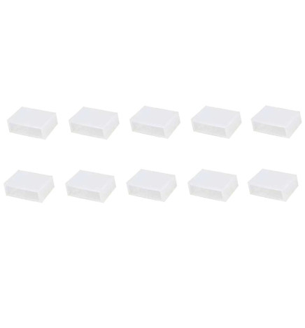 KIT 10 Einheiten - LED-Streifen Endkappe - 12mm