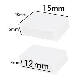 KIT 10 enheter - LED-stripändkåpa - 12mm