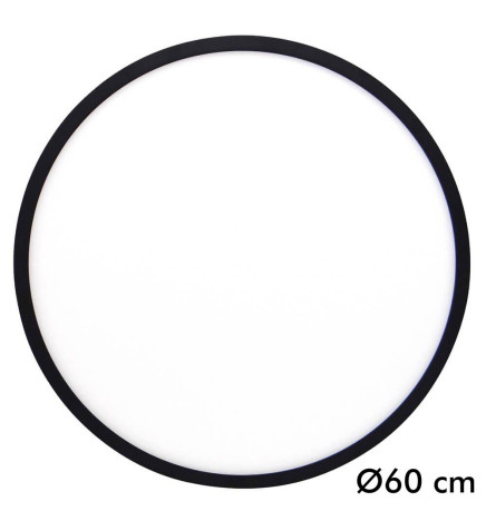 Plafón LED Superficie 40W DIMABLE - OSLO - Negro