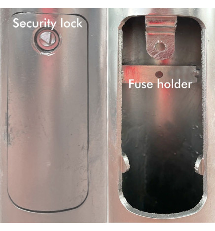 Verzinkter Pfosten für Laternenmasten - Troncoconica - 3 Meter -  Spitze 60 mm