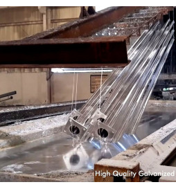 Two Arm Steel Crosshead - Galvanized Steel