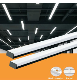 Linear LED Batten- Strip - 18W - BERGEN - Black - PC - CCT - 60cm